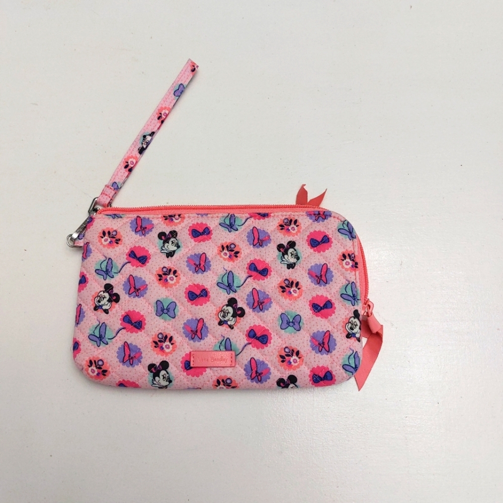 Vera Bradley Disney Minnie's Garden Party Wristlet Wallet Nwot